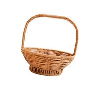 Ciieeo Panier De Rangement En Rotin Corbeille De Fruits Panier En Osier Petit Panier Tressé Avec Anse Panier Rond Paniers Tressés Panier Tissé Pain Panier De Fleurs Pp Tout-petit