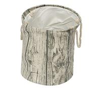 Ciieeo Panière à Linge Ronde Coton Et Lin Haute Capacité Pliable Et Démontable Design Rétro Sans Odeur