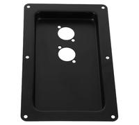 Ciieeo Panneau de Connexion pour Enceintes 15 Pouces, Plaque Métallique de Montage Bornier de Raccordement, Compatible Systèmes Audio Scéniques et Professionnels, Installation Rapide