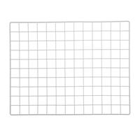 Ciieeo Panneau de Grille Murale en Fer Blanc Grand Format 48,5 X 37,5 Cm pour Affichage Photo, Support Mural Polyvalent pour Décoration Intérieure, Chambre Bureau École Panneau Grillagé