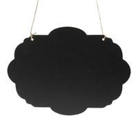Ciieeo Panneau de Porte Mural Double Face Noir en Panneau de Densité, Tableau Mémo Léger pour Bureau ou Boutique