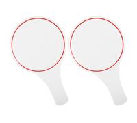 Ciieeo Panneau de Vote Portable Rouge 2 Pièces en Mousse, Tableau Blanc Effaçable à Sec Face, pour Présentation et Évaluation Facile