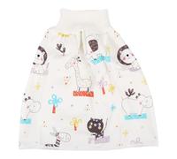 Ciieeo Pantalon Respirant Culottes D'entraînement en Coton pour Bébé, Jupe-couche Pliable Imperméable, Facile à Nettoyer, Pliable, Taille M, pour Apprentissage Propreté, Photos Bébé