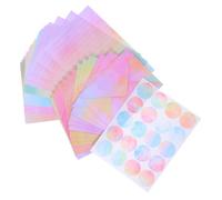 Ciieeo Papier à Lettres Aquarelle Artistique avec Enveloppes et Autocollants Set Créatif pour Invitations Anniversaire Fêtes et Événements Festifs