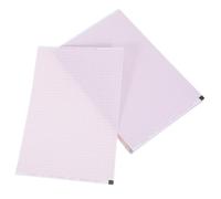 Ciieeo Papier pour Électrocardiogramme avec Quadrillage Rouge par Carnet Compatible Universellement avec Appareils Impression Rapide et Tracé Précis pour Usage Hospitalier et