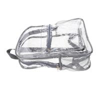 Ciieeo Paquet à Dos Imperméable Transparent Pvc Grosse Capacité pour École | Design Transparent, Structure à Plusieurs Niveaux, Ergonomie Simple, Élégant, Stylé, pour Garçons et Hommes