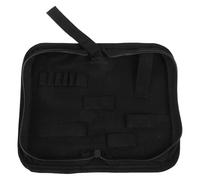 Ciieeo Paquet à Outils Multifonction en Tissu Oxford Noir, Organiseur Compact pour Petits Outils, Pochette Légère et Portable pour Bricolage, Entretien et Rangement Professionnel