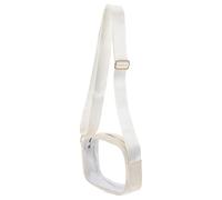 Ciieeo Paquet Bandoulière Transparent Femme Petit Format Paquet à Bandoulière Blanc Léger et Pratique pour Voyage Rangement Facile Usage Quotidien Mode Polyvalent