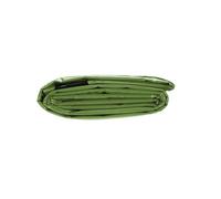 Ciieeo Paquet de Couchage d'urgence Thermique en Film Aluminium PE Vert, Léger et Multi-Usage, pour Camping, Randonnée et Activités de Plein Air en Automne et Hiver