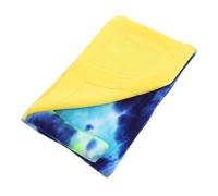 Ciieeo Paquet de Couchage Suspendu pour Reptiles et Petits Animaux, Lit en Peluche Douce et Chaude, Taille Moyenne, Couleur Vert Dégradé, Housse Lavable pour Gecko Léopard, Lézard,