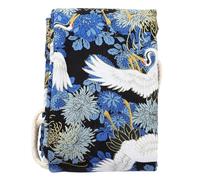 Ciieeo Paquet de Rangement pour Flûte en Coton Ajustable Bleu Housse de Protection Anti-Poussière pour Instruments à Vent Pochette Pratique pour Flûte Traversière et Piccolo