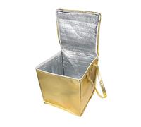 Ciieeo Paquet Isotherme Grosse Taille pour Plats à Emporter Paquet Alimentaire Doré 20 Cm Isolation Thermique Solide pour Courses Et Pique-niques Et Restauration