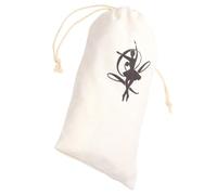 Ciieeo Paquet Portable à Cordon pour Rangement de Chaussures de Danse en Toile Écologique 13X27Cm, Paquet Anti-Poussière pour Ballerines et Danseuses