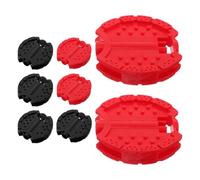 Ciieeo Pédales Antidérapantes pour Tricycle Garçon et Filles, 4 Paires, Repose-Pieds en Plastique Robuste, Accessoires pour Tricycle à Pédales, Confort et Sécurité pour Vélo Garçon et