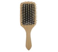Ciieeo Peigne de Massage Rafraîchissant L'esprit en Bois Poils Ronds pour Cheveux, Adapté à Tous Types pour Femmes et Garçon et Filles