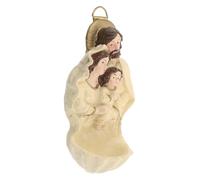 Ciieeo Pendentif Religieux Résine Figurine Biblique Nativité Ornement Catholique pour Décoration Murale De Noël Pendentif Chrétien pour Collection