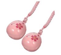 Ciieeo Pendentifs Téléphone Portable Cerisier Japonerie Sakura 2 Pièces, Ornement Porte-clés Féminin, Cloches Décoratives Légères, Décoration Suspendue En Corde, Accessoire Voyage Élégant