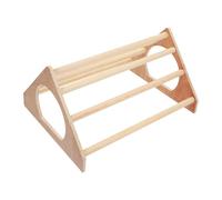 Ciieeo Perchoir en Bois Naturel pour Poules - Support Simple et Stable pour Oiseaux de Compagnie - Râtelier Multifonction Résistant aux Morsures - Accessoire pour Poulailler et Volière
