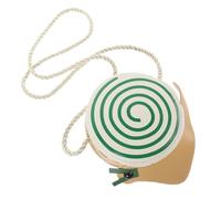 Ciieeo Petit Paquet à Bandoulière Garçon et Filles Motif Dessin Animé Escargot, Mini Porte-Monnaie Rose en Simili Cuir, Léger et Pratique pour Pièces, Cartes et Petits Objets, Présent