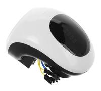 Ciieeo Phare de Scooter Électrique à LED Affichage de Batterie et Klaxon Intégré Construction Solide en Plastique Blanc Accessoire pour Trottinette Électrique