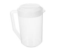 Ciieeo Pichet à Jus Capacité avec Couvercle Transparent Pichet Plastique avec Échelle pour Boissons Froides Thé Glacé Jus de Fruits et Rafraîchissements