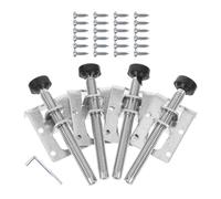 Ciieeo Pieds de Nivellement Réglables Robustes pour Meubles Rehausseurs Antidérapants Grand Format 24 Vis et Clé Support Latéral pour Armoires Compensateurs de Sols Irréguliers Lot