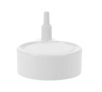 Ciieeo Pierre à Bulles d'air Nano pour Aquarium Rond ABS Blanc | Bulleur Fin, Sortie Homogène, Surface D'émission Élargie, pour Bac D'exposition et Hydroponie