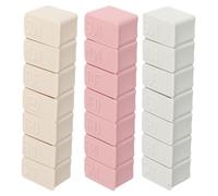 Ciieeo Pilulier Hebdomadaire Portable 7 Cases Rangée, Boîte de Rangement Médicale 3 Pièces, Plastique Léger pour Organisation Quotidienne et Voyages