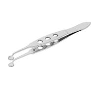 Ciieeo Pince à Épiler pour Massage des Glandes de Meibomius, Outil Oculaire 5x5 Mm à Pointe Ronde, Expresseur de Glandes Obstruées, Accessoire Précis pour Paupières, Fatigue et