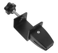 Ciieeo Pince de Cloison de Bureau en Alliage D'aluminium, Clip Réglable Grand Format L, Base Plate Stable, Protection Anti-éternuements pour Séparateur D’écran, Fixation sans Perçage,