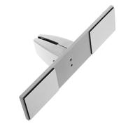 Ciieeo Pince De Support pour Cloison De Bureau Verticale Fixation Stable avec Base Mobile Allongée Serre-écran Robuste pour Séparation Espace Et Protection Confidentialité Salle De Confér