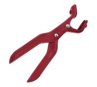 Ciieeo Pince et Résistant à Chaleur Multifonctionnelle Anti-brûlure en Plastique Rouge Sûr Accessoire de Cuisine pour Plats Chauds, Bols et Micro-ondes Cuisson