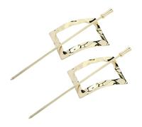 Ciieeo Pinces à Cheveux 2pcs en Alliage Or Vintage Accessoire Solide et Élégant pour Cheveux Épais et Moyens pour Chignon de Queue de Cheval
