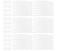 Ciieeo Pinces et Peignes 50 Pièces Accessoires en Plastique pour Bonnets de Postiche Fixation Solide pour Salons de Coiffure