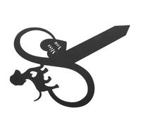 Ciieeo Piquet Commémoratif pour Chien en Métal Étanche Plaque de Jardin Silhouette de Chien Décoration Extérieure Résistante aux Intempéries pour Souvenir Funéraire Animal de Compagnie