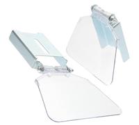 Ciieeo Plaque de Protection de Banc pour Meuleuse D'établi 2 Pièces Transparentes en Abs Solide Dispositif de Protection Oculaire Compact pour Travaux de Ponçage en Atelier