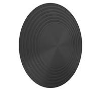 Ciieeo Plaque Diffuseur de Chaleur et Surface Antidérapante 24 Cm en Oxyde D'aluminium Noir Transfert Rapide pour Cuisinière à Gaz et Plaque Induction Cuisine