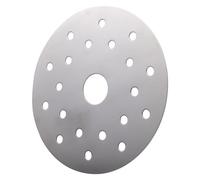 Ciieeo Plaque Diffuseur Inox 16,5 Cm pour Casseroles en Céramique et Verre, Ailette Conductrice de Chaleur pour Plaque Induction, Accessoire la Cuisine Professionnel et Domestique