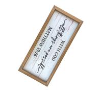 Ciieeo Plaque Murale Spirituelle avec Citation Cadre Élégant Gravure Précise et Installation Facile Décoration Murale Chrétienne pour Maison et Église