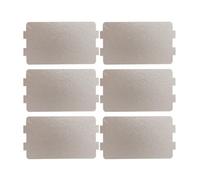 Ciieeo Plaques de Mica Argentées Couvercle Isolant Résistant Chaleur pour Micro-ondes Lot de 6 Facile à Installer pour Réparation D'appareils Ménagers