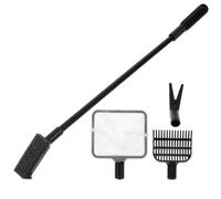 Ciieeo Plastique Brosse de Noir Nettoyage en Aquarium | Grattoir à Algues, Entretien du Bac à Poissons, Facile à Ranger, pour Vitre et Usage Quotidien