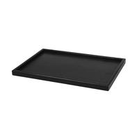 Ciieeo Plateau de Fromage Plateau Rectangulaire en Bois 35X24 CM Noir pour Présentation Repas et Buffet Festif