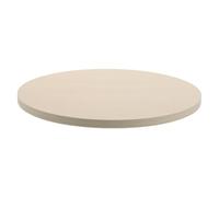 Ciieeo Plateau de Table Rond en Bois Massif 30 Cm Plateau de Remplacement Antidérapant Beige pour Table Basse Salon la Cuisine et Terrasse Solide et Facile à Nettoyer