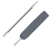 Ciieeo Plumeau Télescopique en Microfibre Lavable - Nettoyeur de Poussière Rétractable et Flexible pour Espaces Interstices, Outil de Dépoussiérage Pliable Perche Extensible, pour Maison