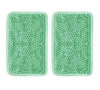 Ciieeo Poche de Glace Compacte en Gel Réutilisable 2 Pièces pour Soulagement et Brûlure, Matériau Pvc et Gel, pour Jambes et Tête, Usage Domestique