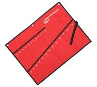 Ciieeo Pochette à Outils Enroulable en Tissu Oxford 25 Emplacements pour Électricien Paquet de Rangement Suspendu Multifonction pour Accessoires