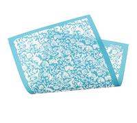 Ciieeo Pochoir à Écran Maille Gabarits Réutilisables en Polyester Bleu Modèle Animalier Lapin pour Artisanat DIY et Dessin pour Créativité et Décoration en Argile