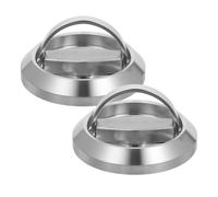 Ciieeo Poignée de Porte Ronde Acier Inoxydable Tirant Robuste pour Armoire et Placard Résistance Corrosion Usage Domestique et Commercial