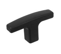 Ciieeo Poignée en T Filetage Interne en Nylon pour Vanne D'égout Camping-car, Poignée de Traction Plastique Noire Mate, Adaptée aux Armoires et Meubles, Dimension M6*70