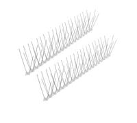 Ciieeo Pointe Anti-Oiseaux en Acier Inoxydable 50 Cm, Lot de 2 Pics Anti-Pigeon 60 Pointes, Protection de Balcon et Fenêtre, Barrière Solide pour Jardin et Ferme